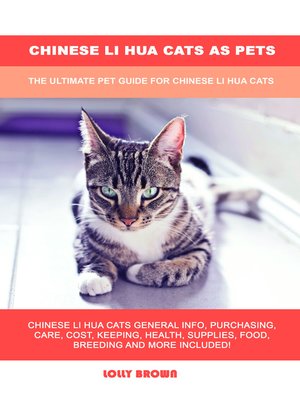 cover image of Chinese Li Hua Cats as Pets
